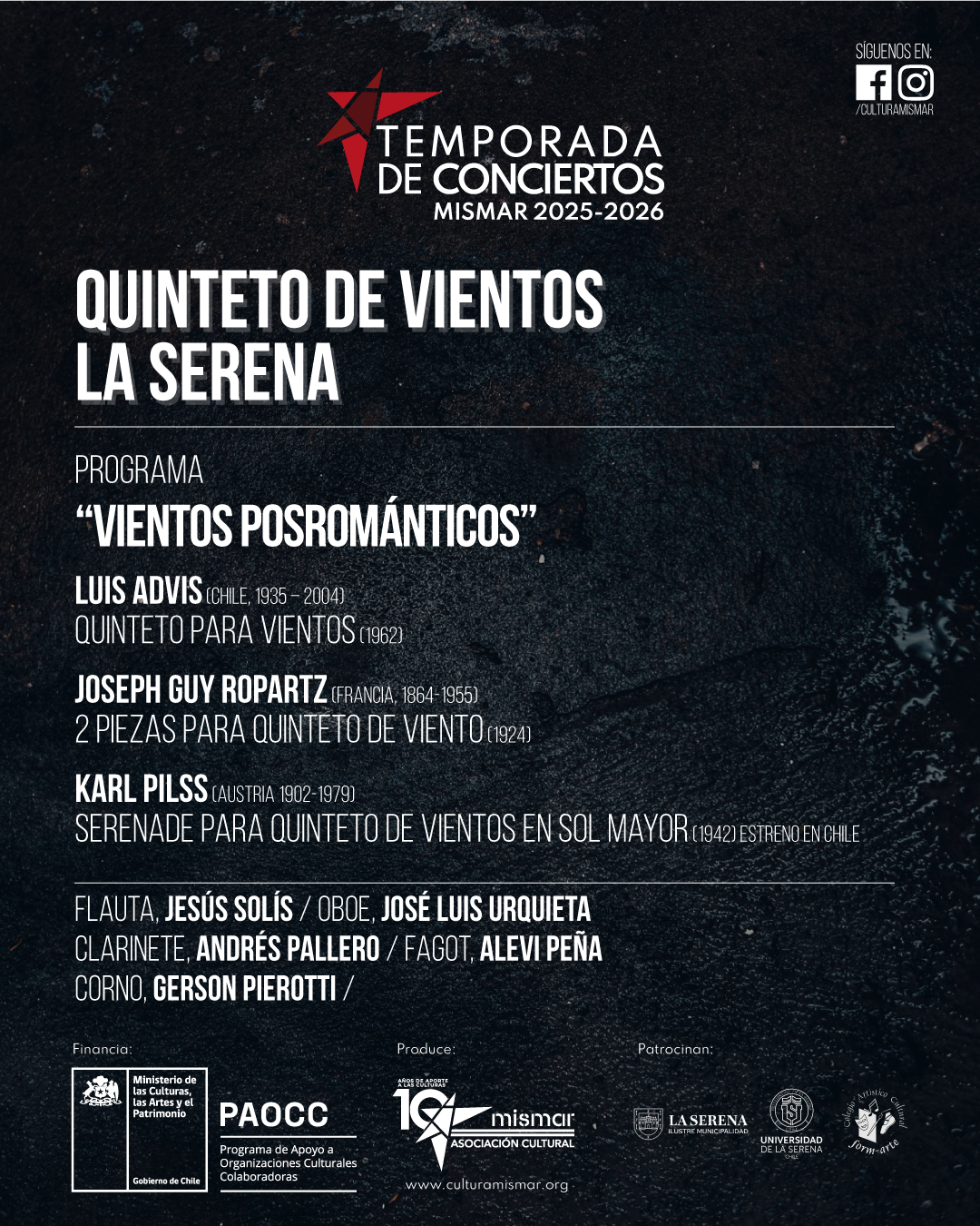 Afiches y programas Temp de Conciertos