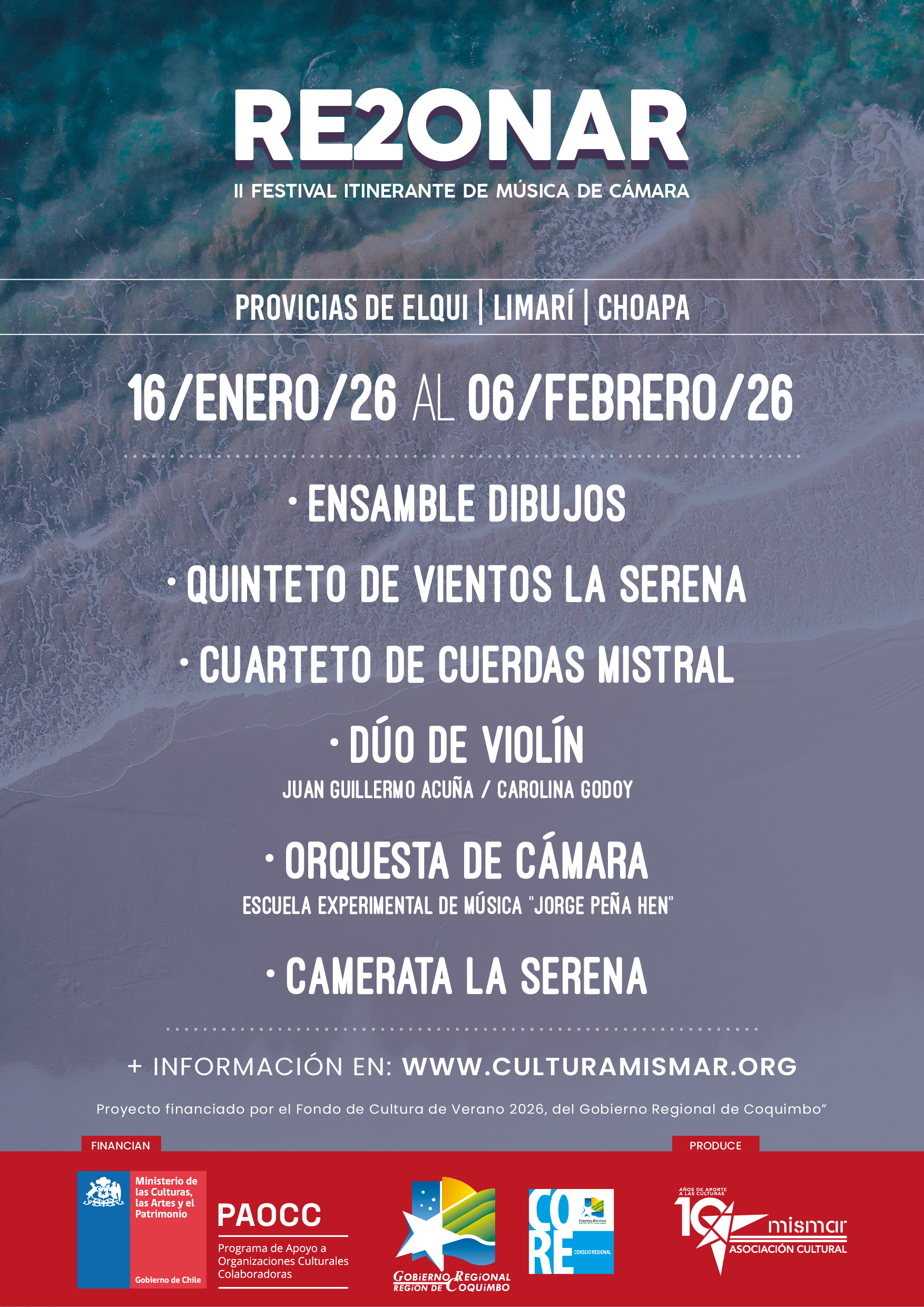 Resonar gral Resonar II afiche general